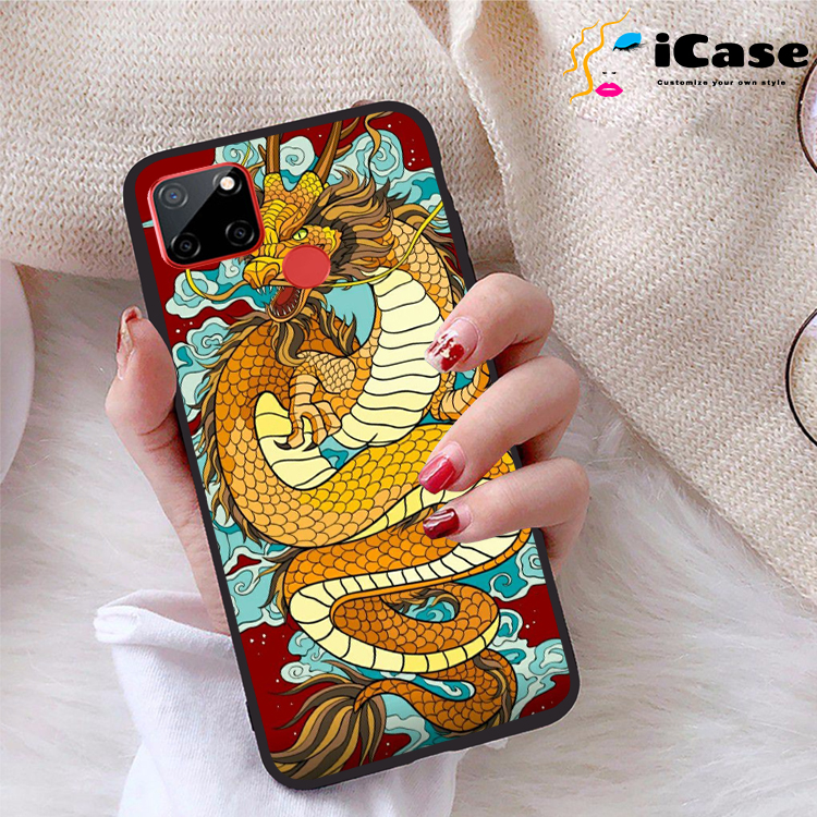 Ốp lưng Realme C12 viền dẻo TPU BST Rong