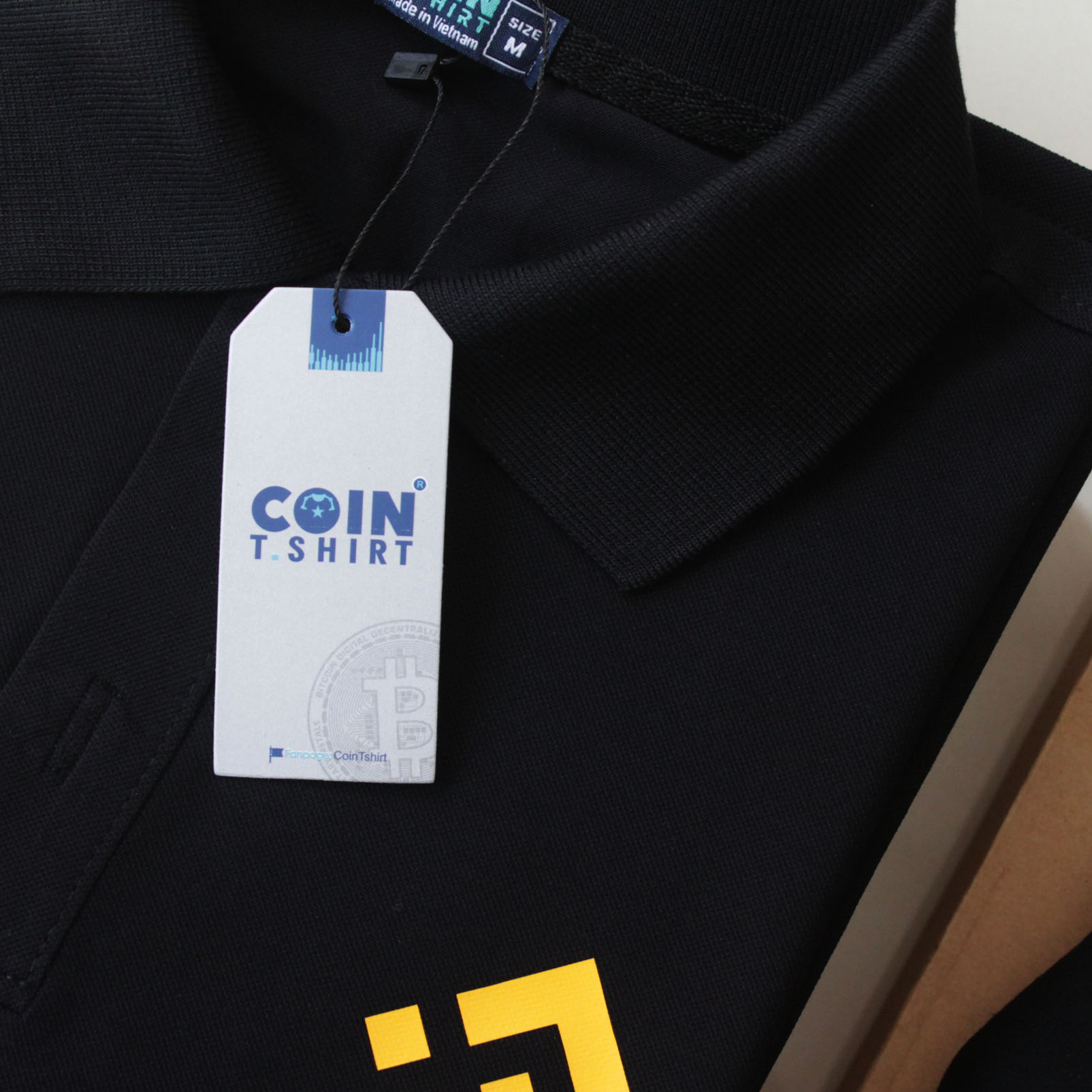 Áo Polo cao cấp  Binance, Bitcoin, Cointshirt, ETHEREUM