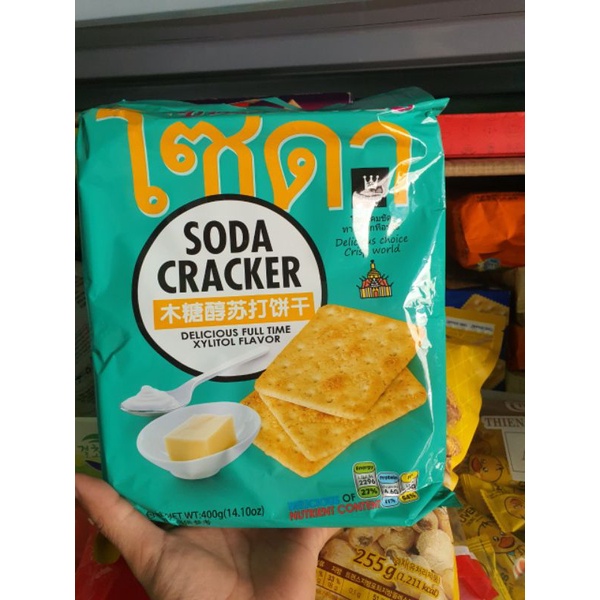 Bánh Quy Mặn Soda Cracker Thái Lan 400g