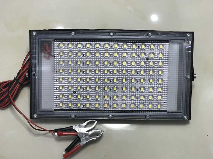 Đèn led kẹp bình 50W , 100W DC 12V sáng trắng