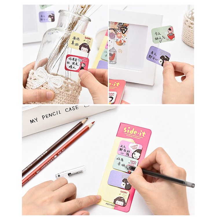 Giấy Nhớ Note 80 tờ Size Mini Ghi chú Cute