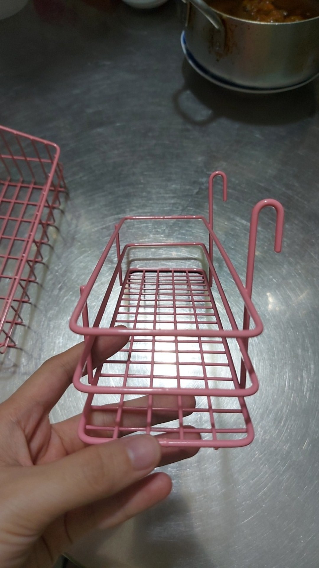 Giỏ cài lưới sắt. giỏ treo khung sắt trang trí - GIỎ 2