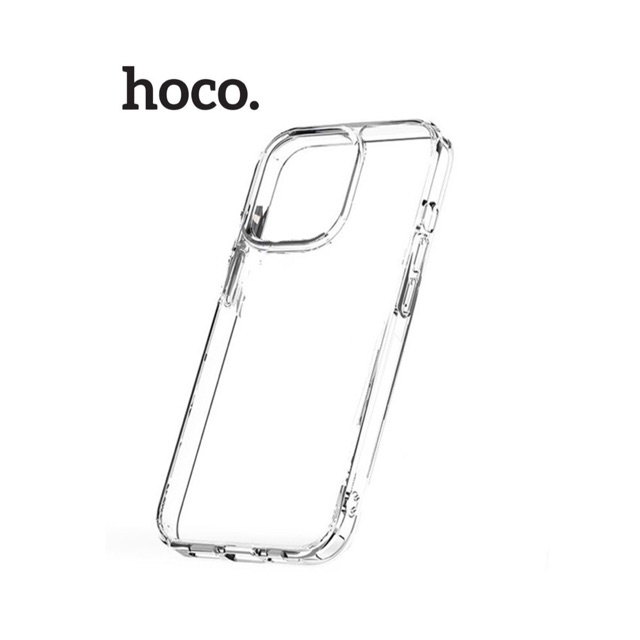 Ốp lưng TPU dẻo trong suốt Hoco mỏng, độ đàn hồi cao cho iPhone 14 Pro