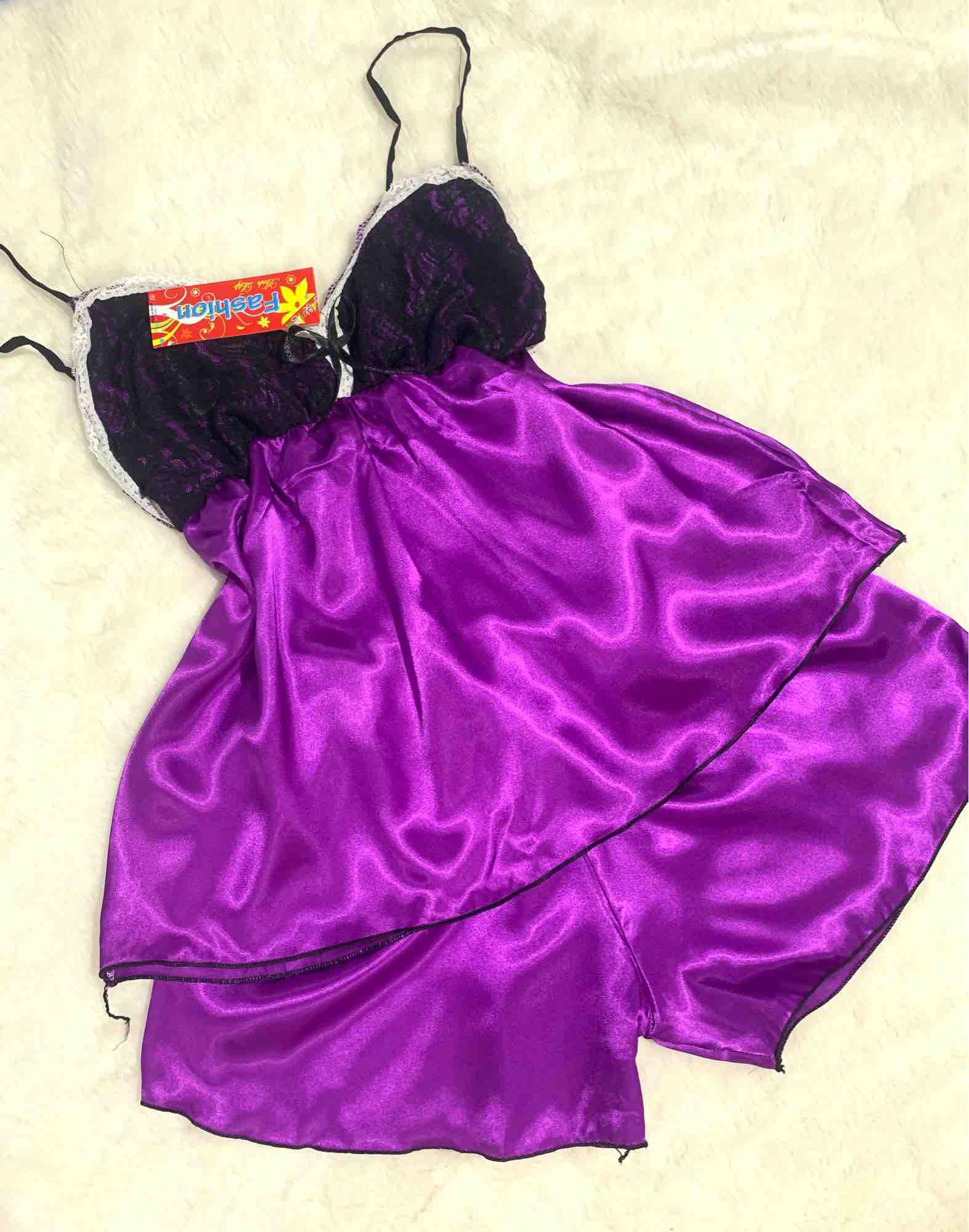 Set bộ phi lụa mềm phối ren size dưới 58kg