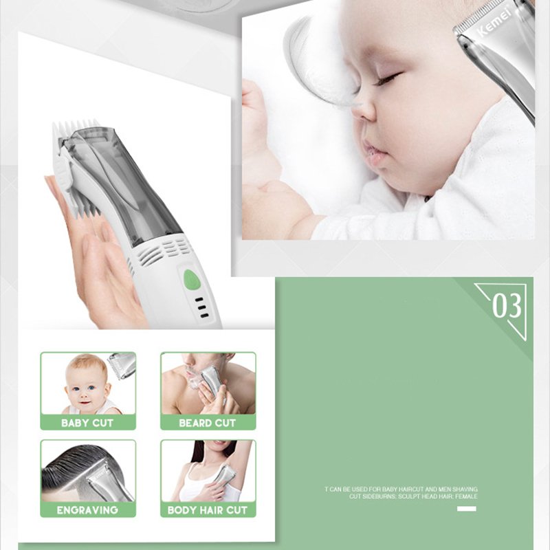 Tông đơ cắt tóc, máy cắt tỉa tóc cho bé kemei KM-79