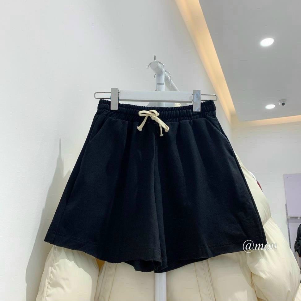 Quần Short Lửng Ống Rộng Cạp Cao Q2066
