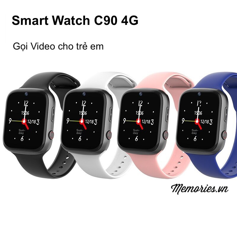 Đồng hồ C90 ĐỊnh Vị Video FULL HD 4G cho trẻ em cấp 2