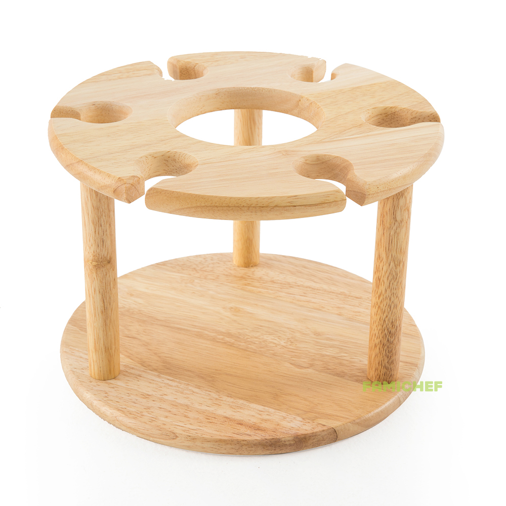 Kệ đựng ly và chai rượu Gỗ Đức Thành 27041K