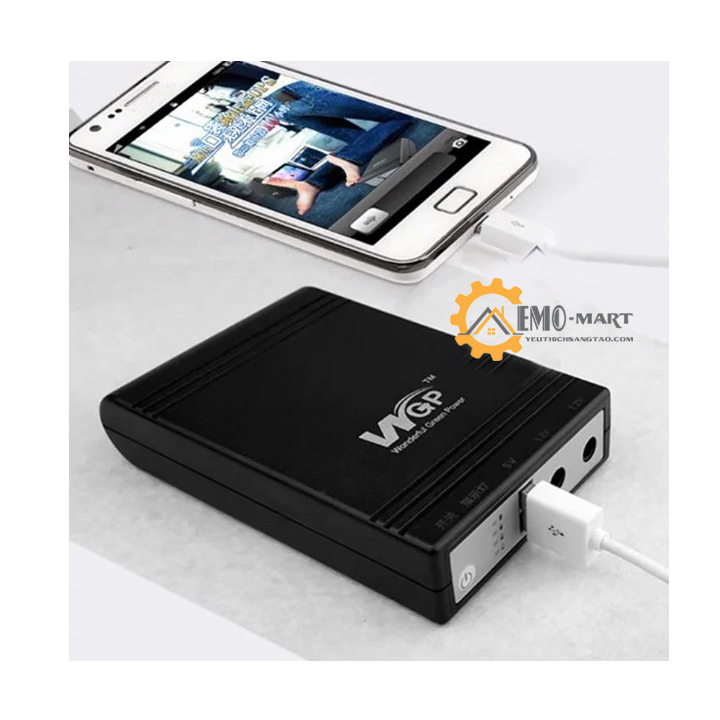 Nguồn dự phòng UPS mini 3in1 5V/9V/12V 1A