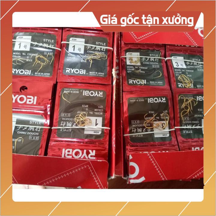 Lưỡi Câu Cá Lưỡi Câu RYOBI Nhật Siêu Bền ( hàng chính hãng)