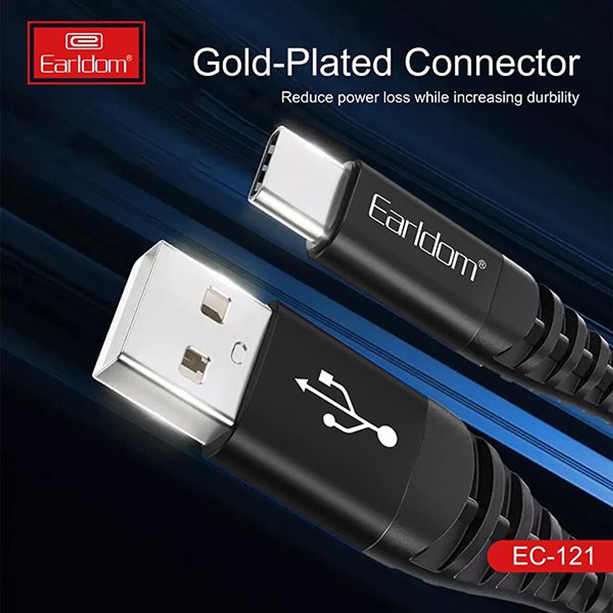 Dây Sạc Lightning Type C Micro Chính Hãng Earldom EC-121