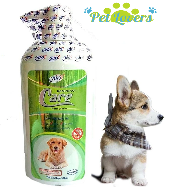 BIO sữa tắm trị ve rận bọ chét cho chó và mèo 500ml