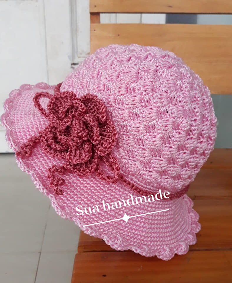 Nón handmade chất liệu sợi thô Việt Nam