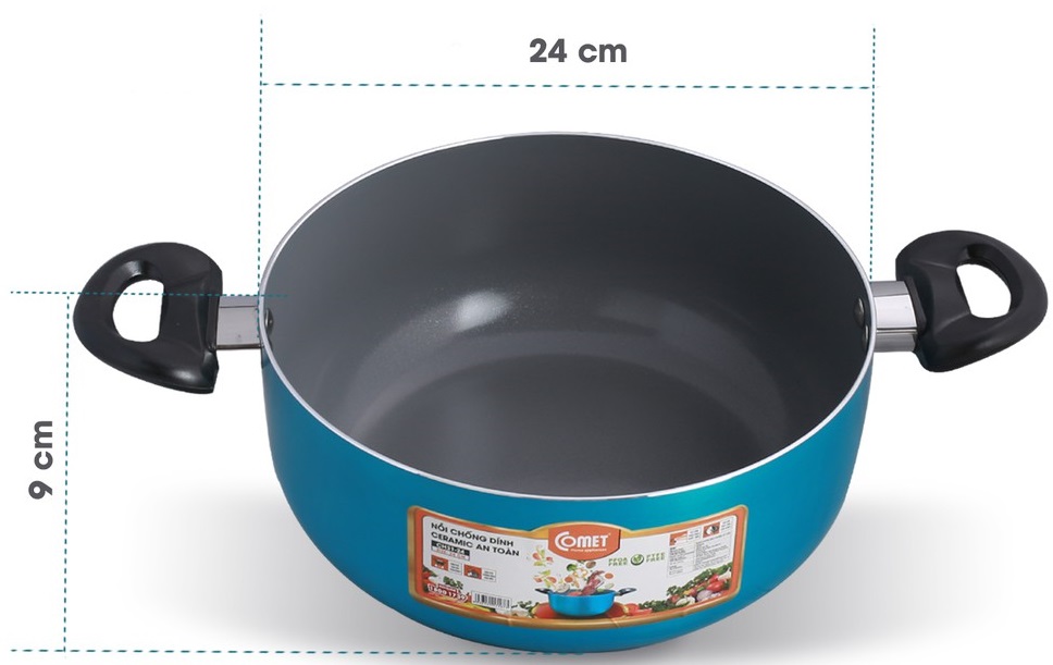 Nồi chống dính Ceramic an toàn COMET - CH31-24