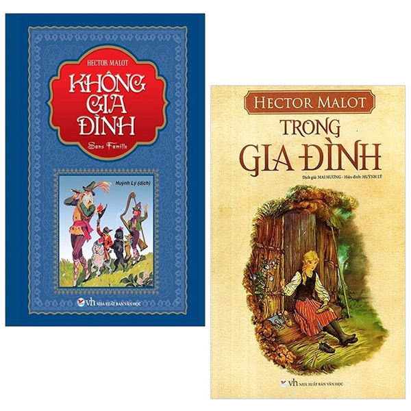 Fahasa - Bộ Sách Tiểu Thuyết Của Hector Malot: Không Gia Đình + Trong Gia Đình (Bộ 2 Cuốn)