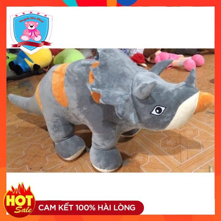 Thú bông khủng long 3 sừng 110cm
