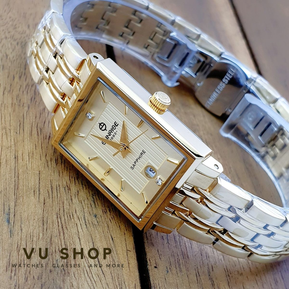 Đồng hồ nữ Sunrise 2190SA Kính Sapphire Chính hãng