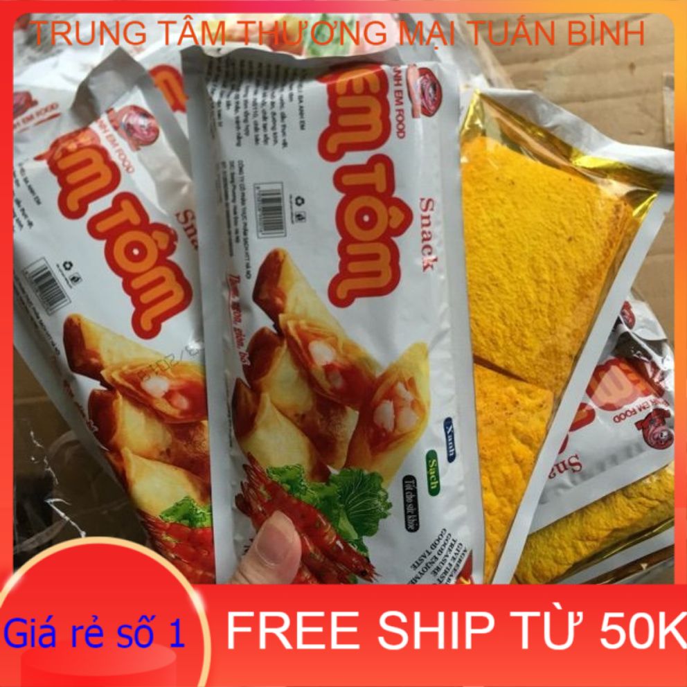 (Giảm 20K Ship Đơn 49K) Combo 10 gói snack nem tôm đồ ăn vặt tăm cay siêu ngon