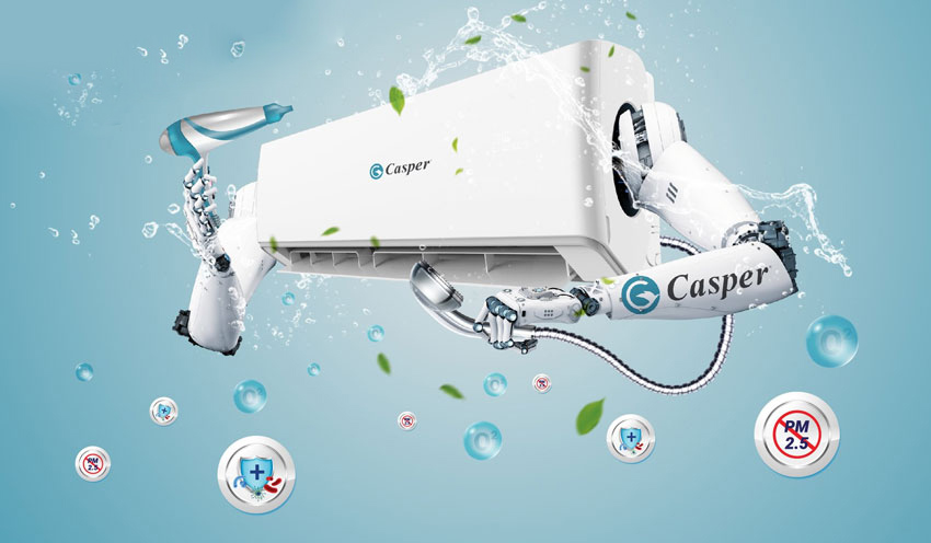 [TRẢ GÓP 0%] Điều hòa Casper 1 chiều inverter 9000BTU JC-09IU36 (Giá áp dụng giao tại HN, HCM& các tỉnh liên hệ shop)