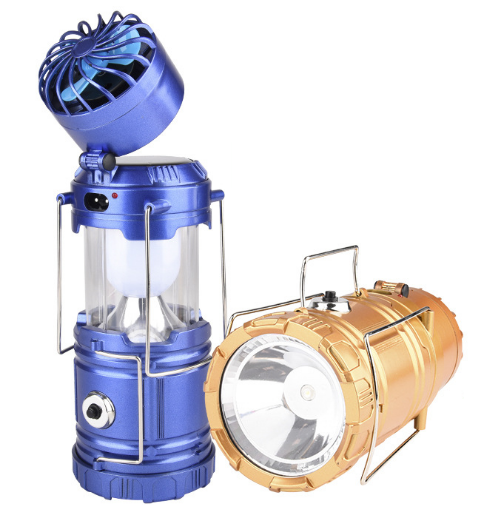 (Fan light) rechargeable flashlight multi-function Fan 3 modes WS - 618 and 5806-multi-function Storm Light-multi portable rechargeable flashlight