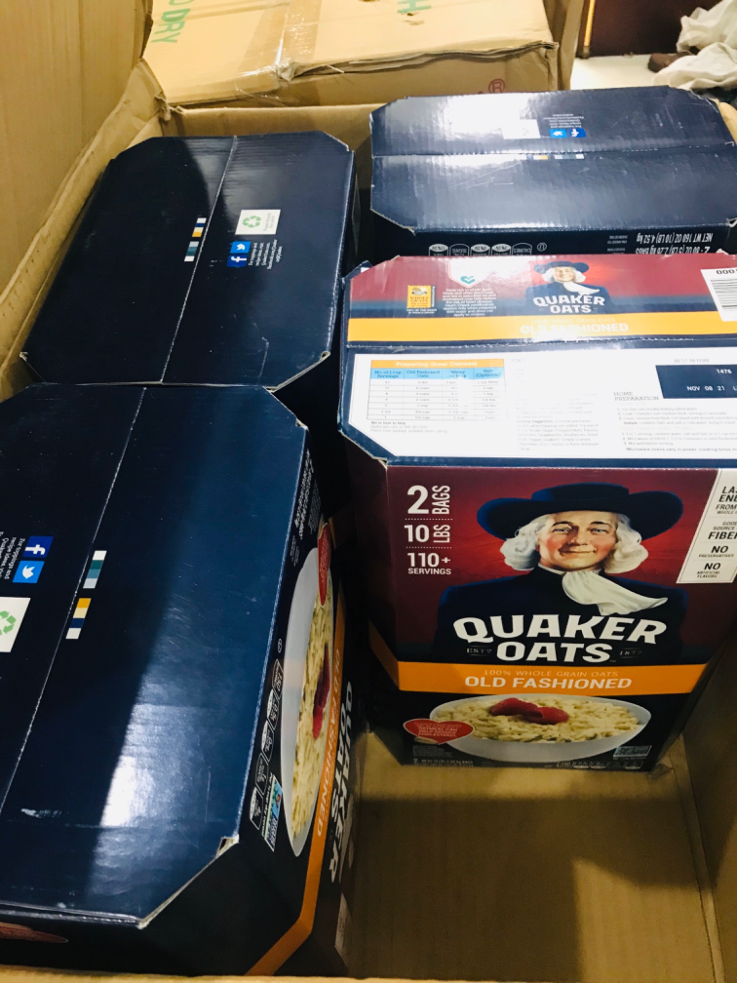 Yến mạch Quaker Oats 4.52kg (cán dẹt)