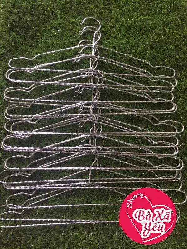 Combo 50 móc treo quần áo Inox hàng cao cấp