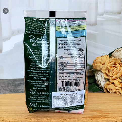 Đậu hạt mix hữu cơ 500gr Parliament