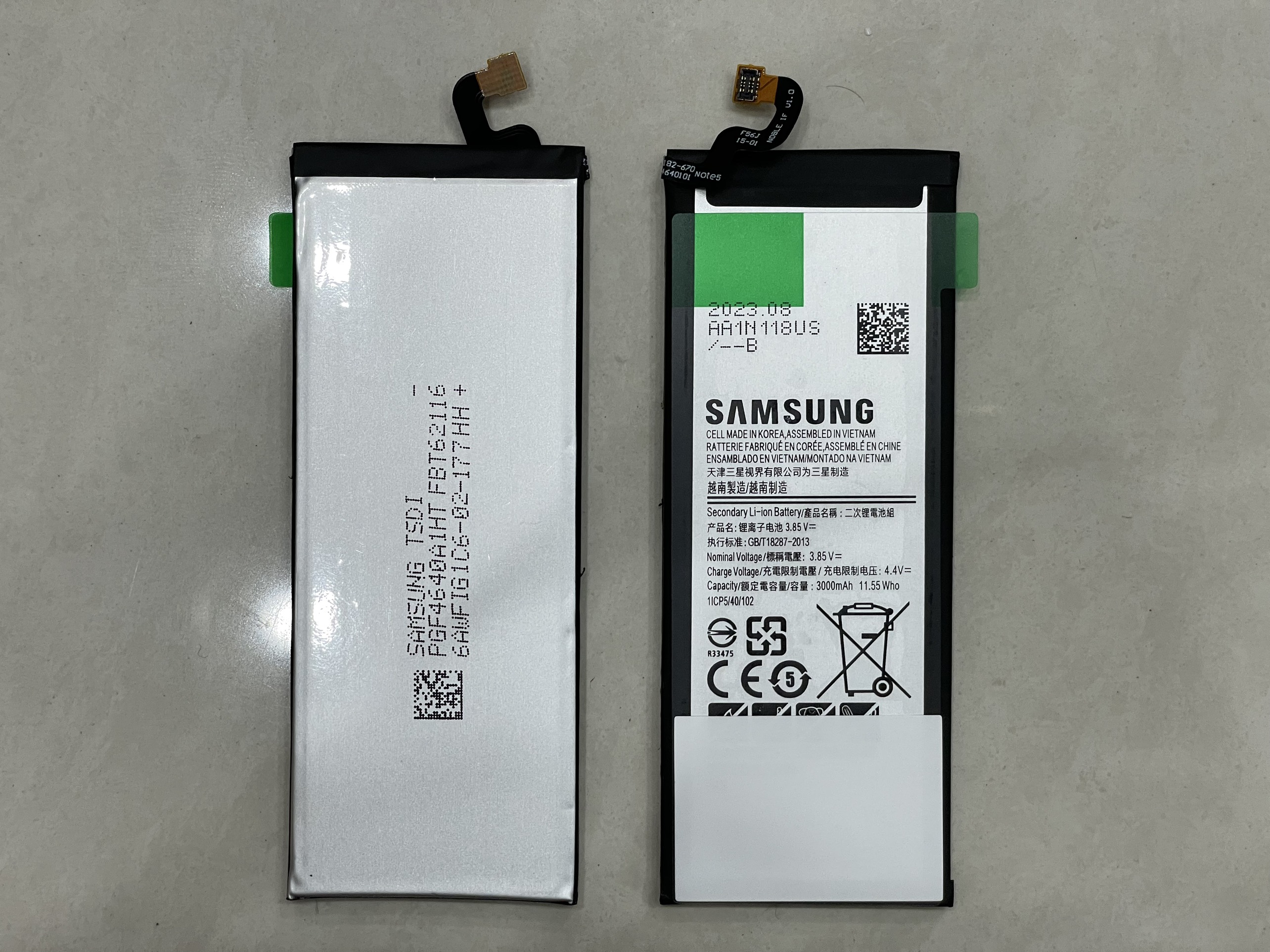 Pin zin samsung note 5 model eb-bn920abe