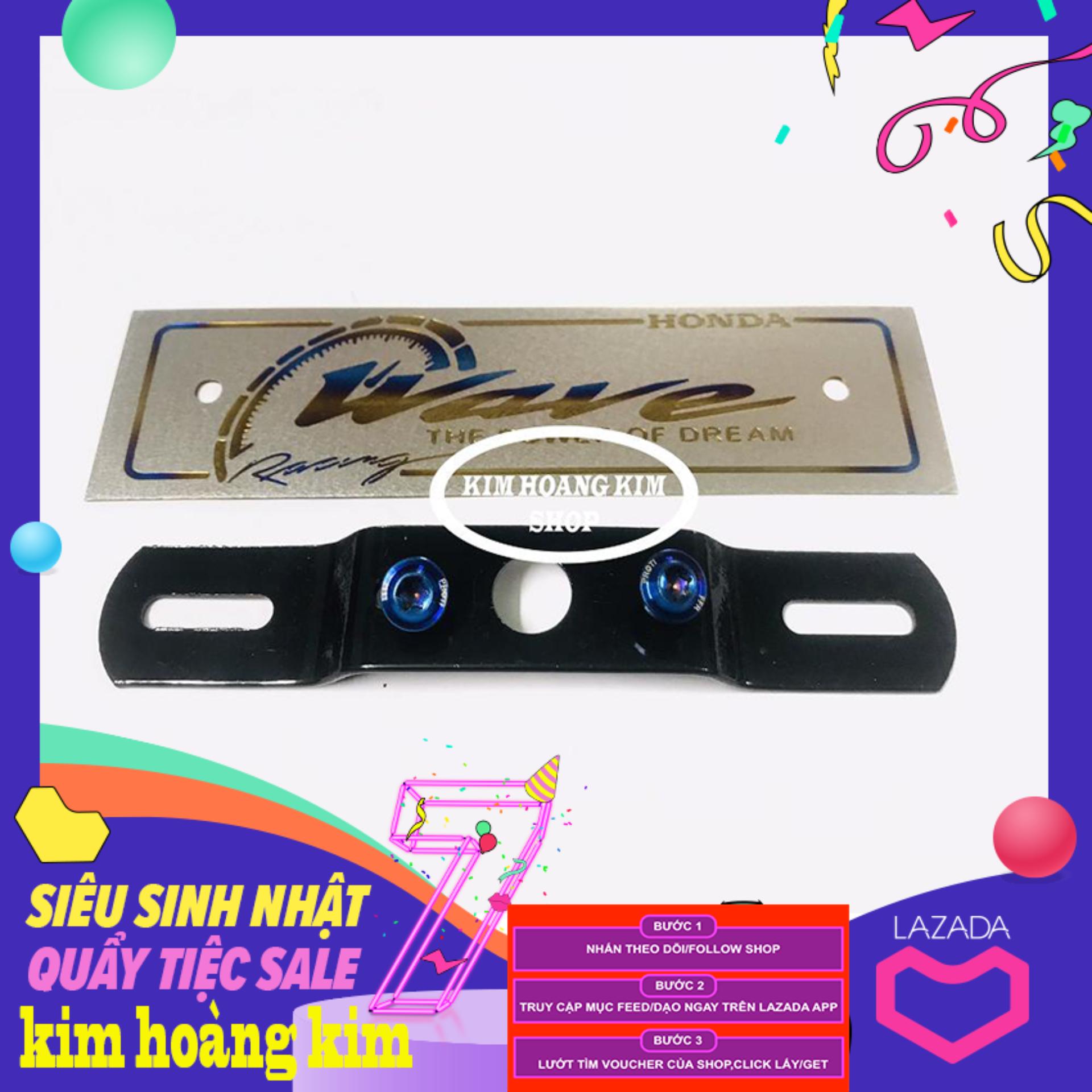 Bảng tên TiTanium Khò gắn Wave + 2 ốc Proti
