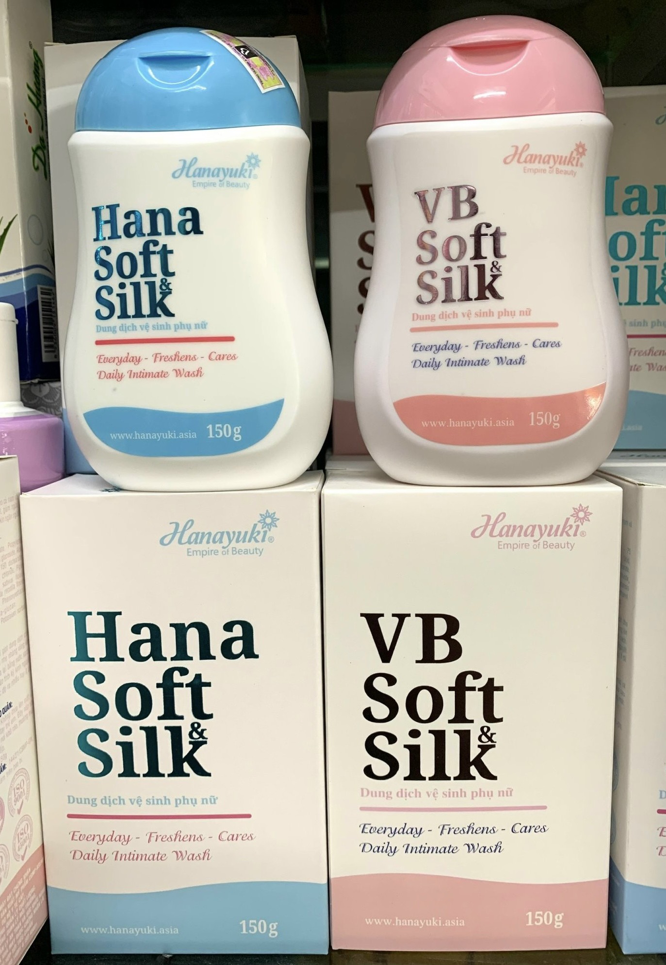 Dung dịch vệ sinh Hanayuki soft & silk