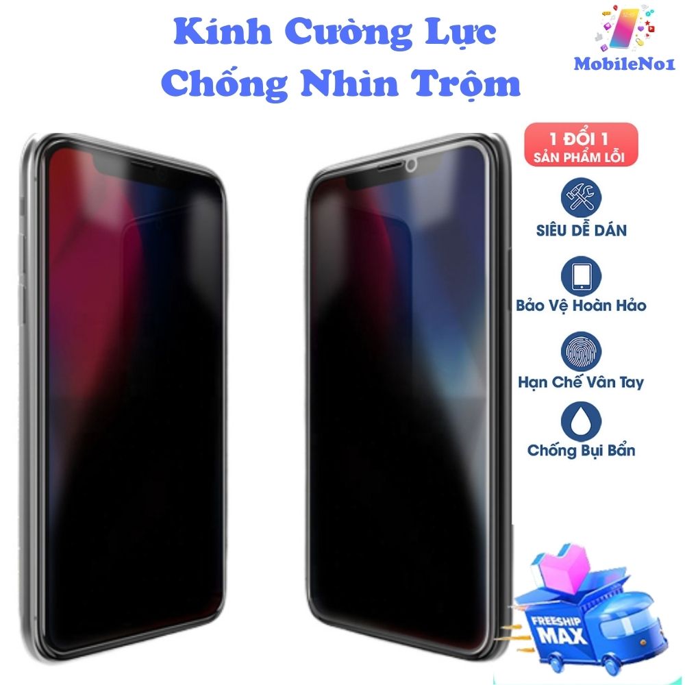 Cường lực chống nhìn trộm iphone,cường lực chống nhìn trộm,cường lực tự dán iphone x/xs/xsmax/11/12/13/14/pro/promax-mobileno1