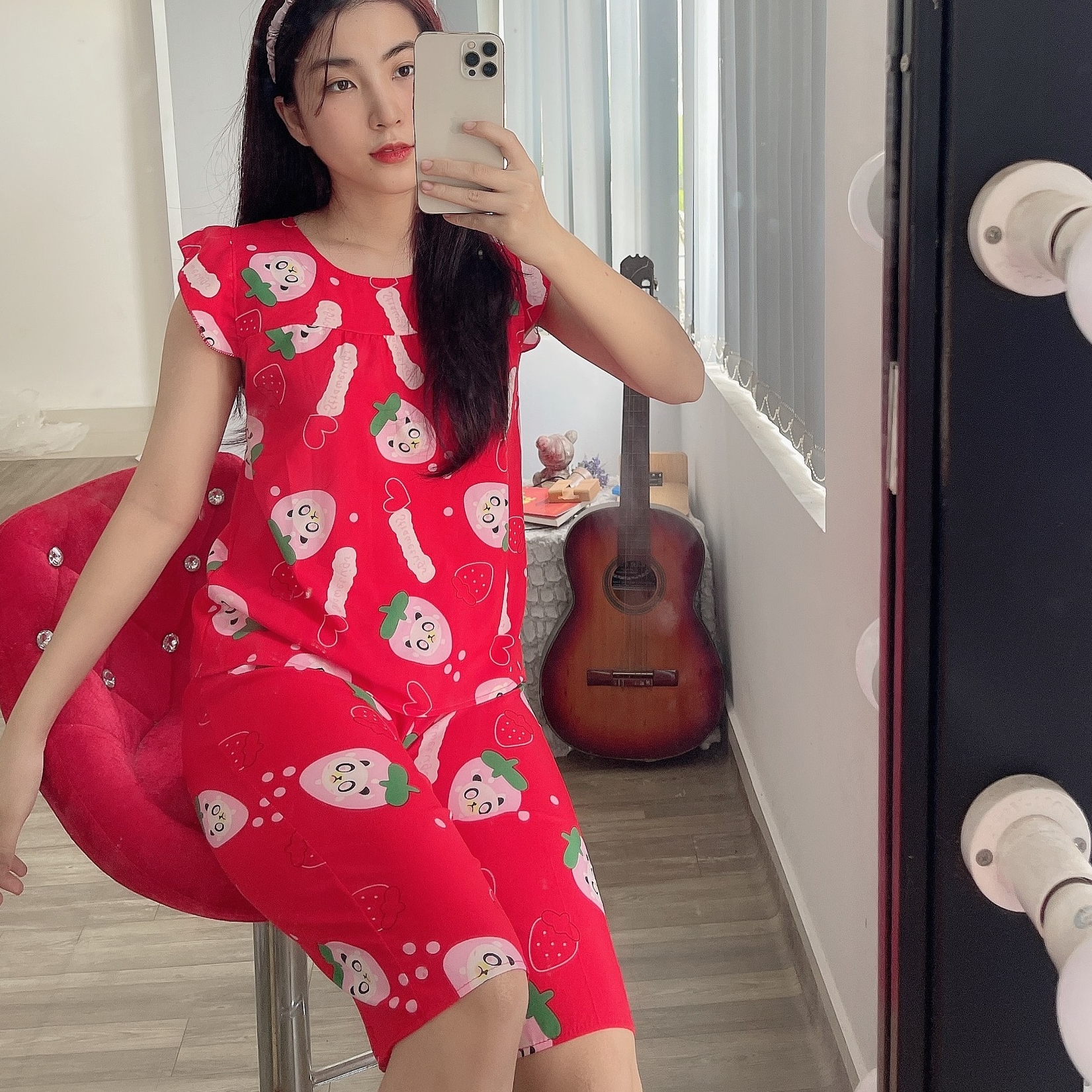 LỬNG ĐỒ BỘ MẪU MỚI LỤA HÀN MẶC MÁT - DƯỚI 53kg