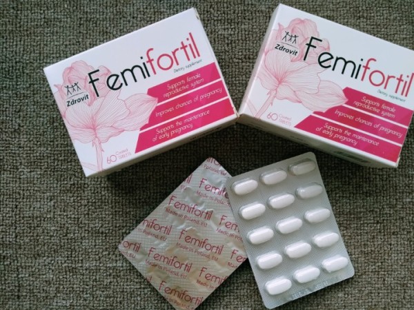 (Chính hãng) Femifortil Hộp 60 viên bổ trứng, tăng khả năng thụ thai nhập khẩu