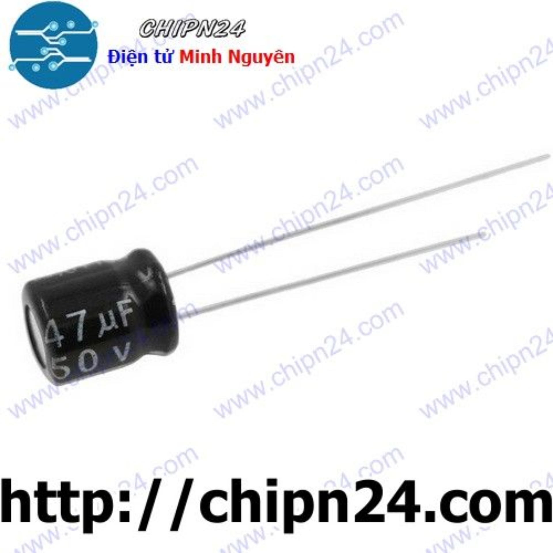 [25 con] (G44.4) Tụ hóa 47uF 50V (6x7mm)