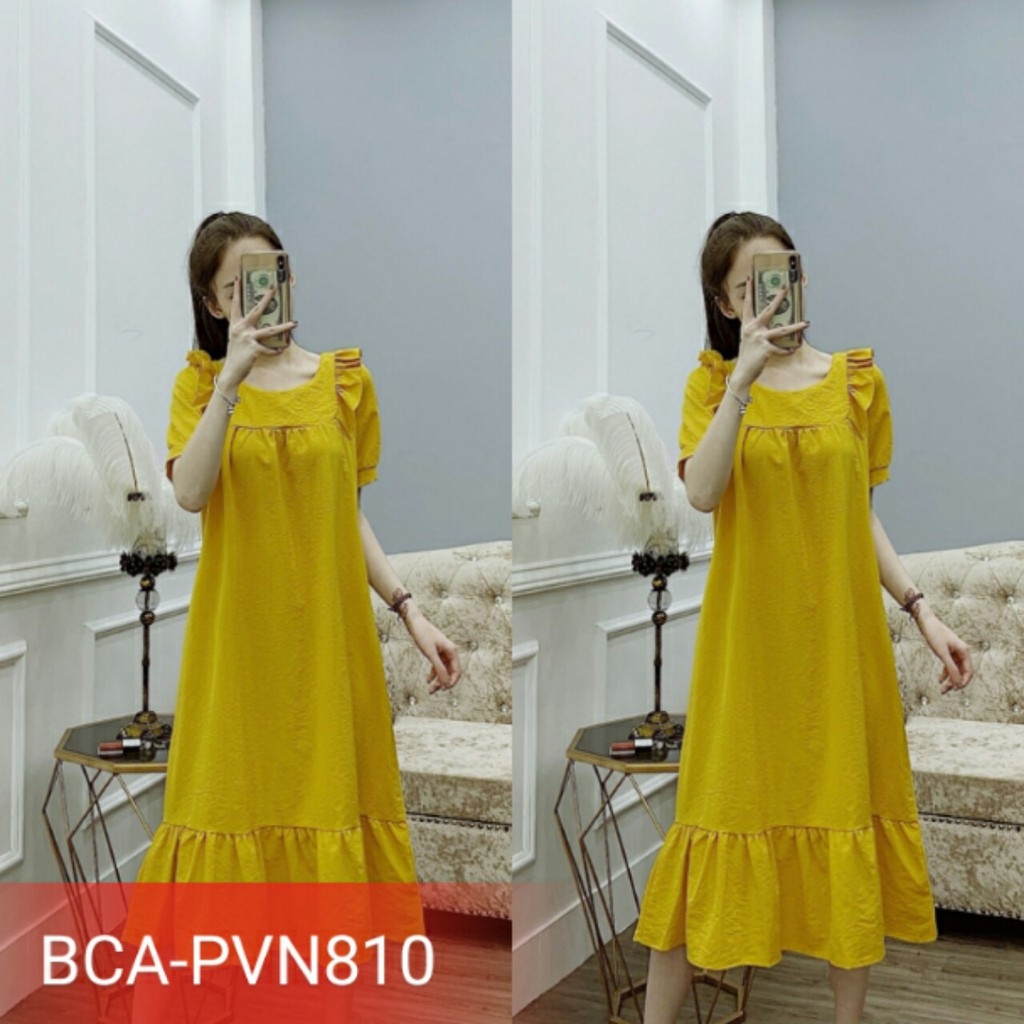 ĐẦM BẦU VÁY BẦU CÔNG SỞ ĐŨI LỤA -VÁY BẦU HÈ CỘC TAY