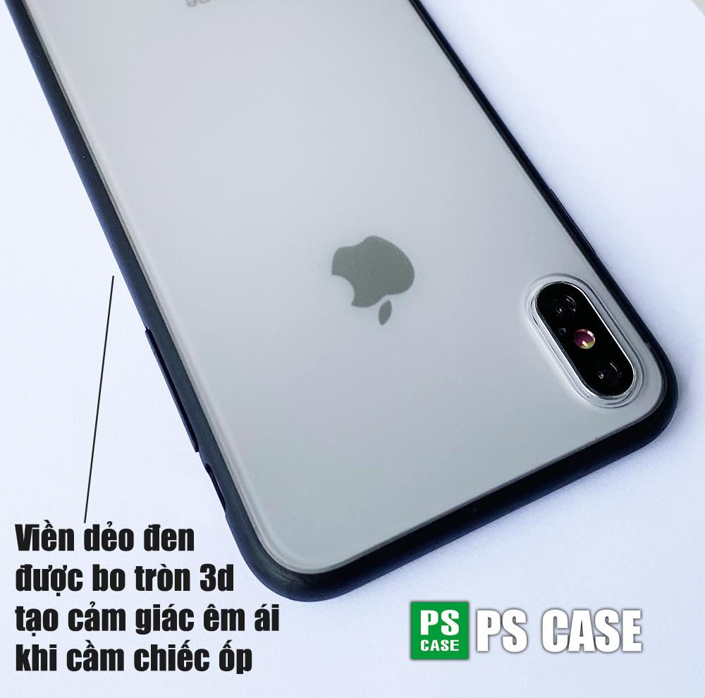 Ốp lưng iPhone XS MAX viền dẻo đen cao cấp - PS Case phân phối
