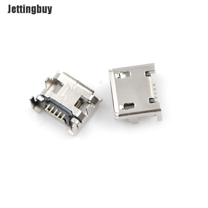 Jettingbuy 20pcs Micro USB Type B Female 5Pin DIP Socket Jack Connector Port