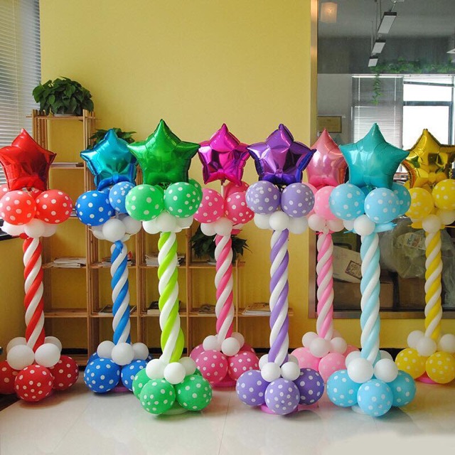 Đế trụ trang trí bóng sinh nhật, tiệc cưới, khai trương 1m2 - Hello Baby
