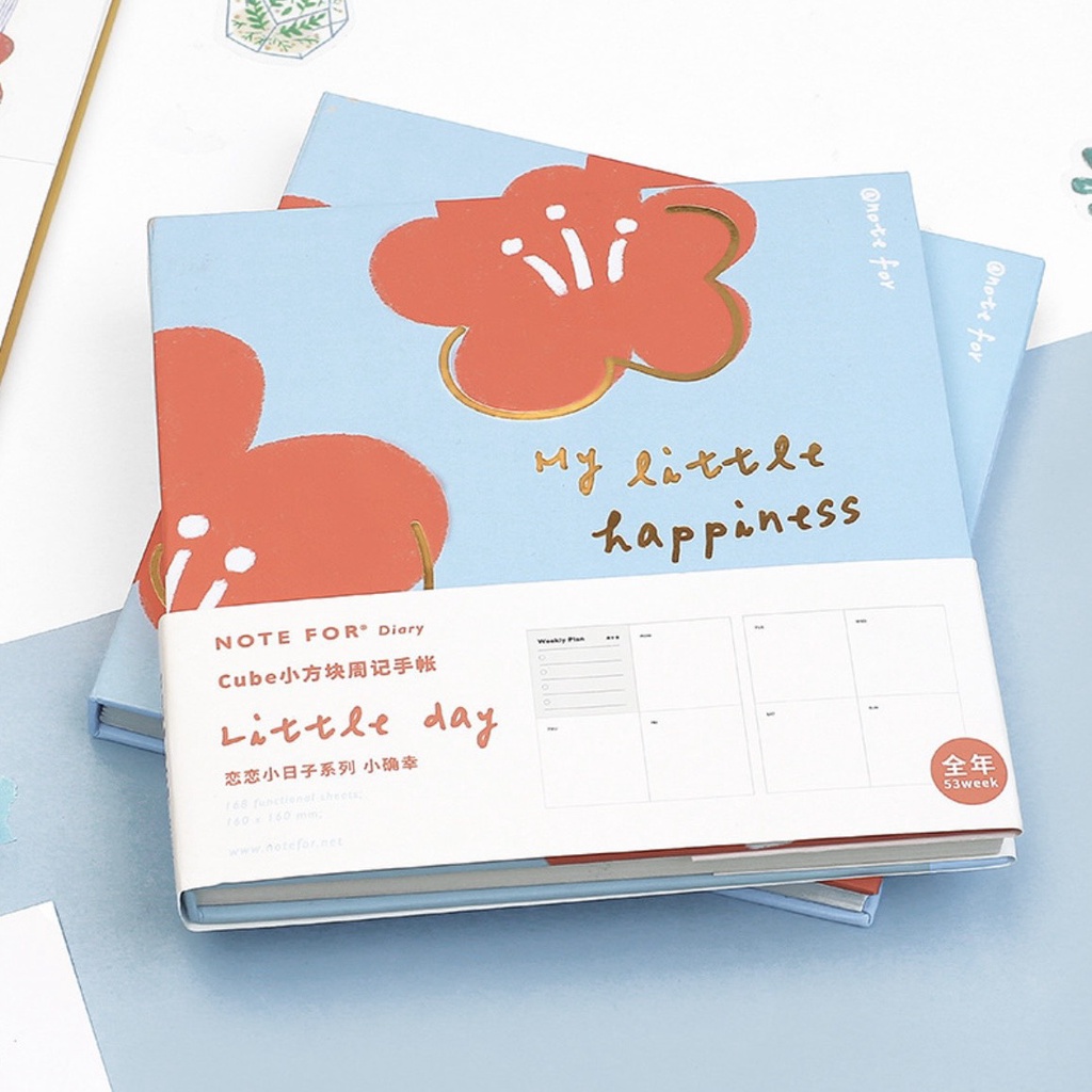 Sổ planner NOTE FOR CUBE (Little day ver)