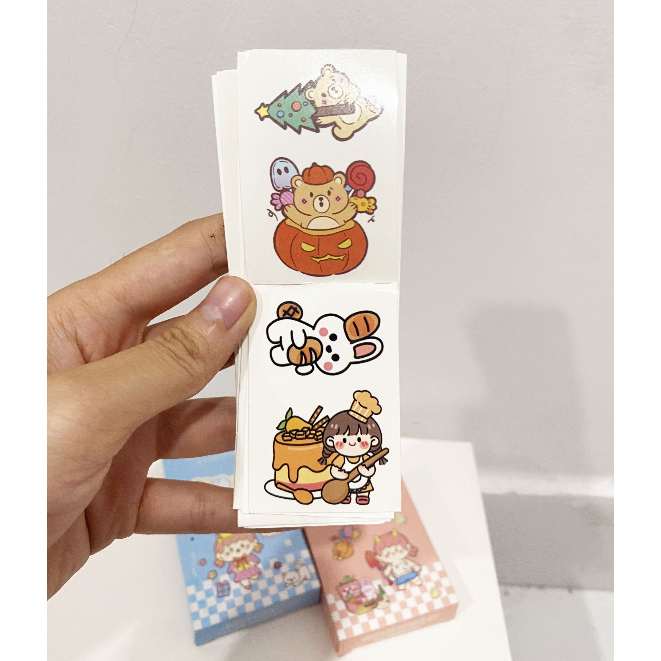 Set hình xăm dán hoạt hình cho bé