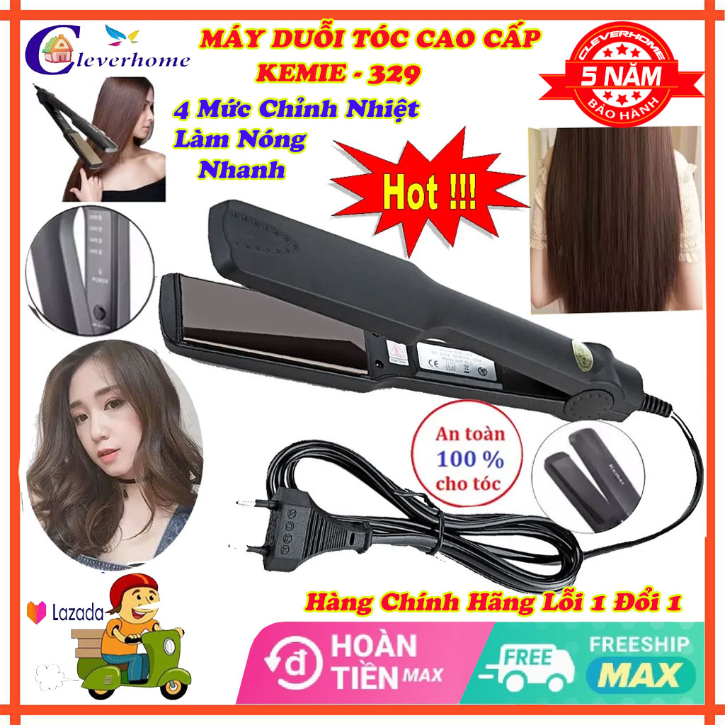 Máy Dập Xù Tóc KEMEI 332 Chức năng dập xù bấm xù bấm mè tạo kiểu tóc làm phồng chân tóc bản to bán kèm Máy Ép Tóc Uốn Duỗi Là Thẳng