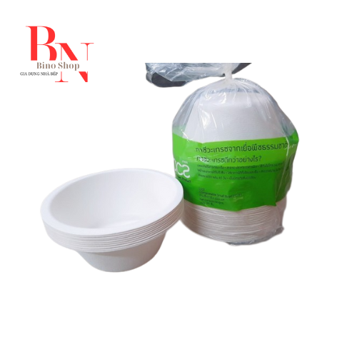 Chén giấy bả mía gracz 350ml - 10 cái