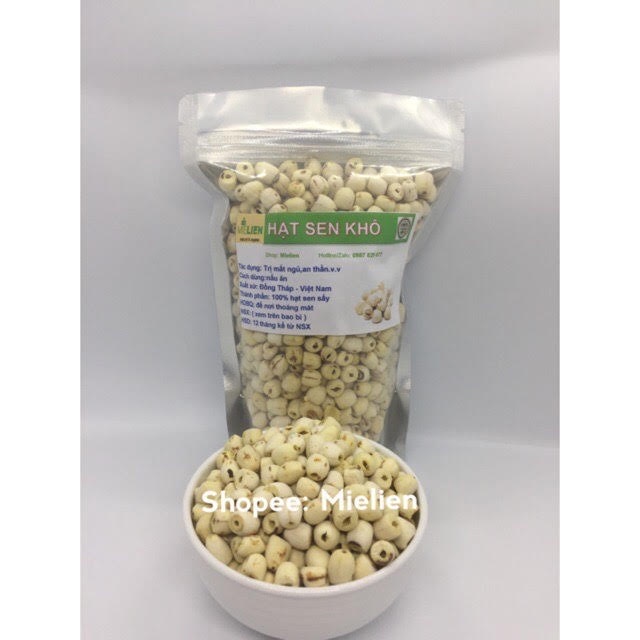 1kg Hạt sen khô Đồng Tháp