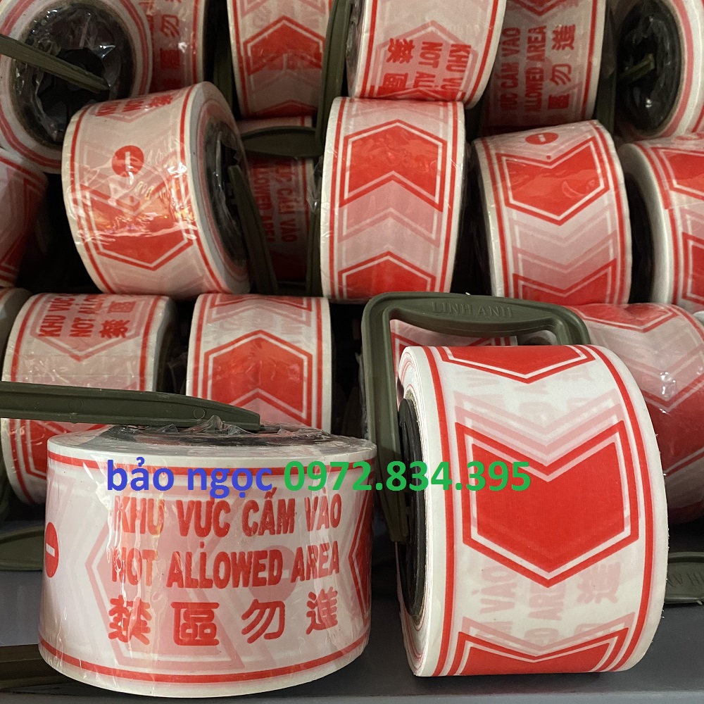 Cuộn dây rào cảnh báo khu vực cấm vào( 5 cuộn)