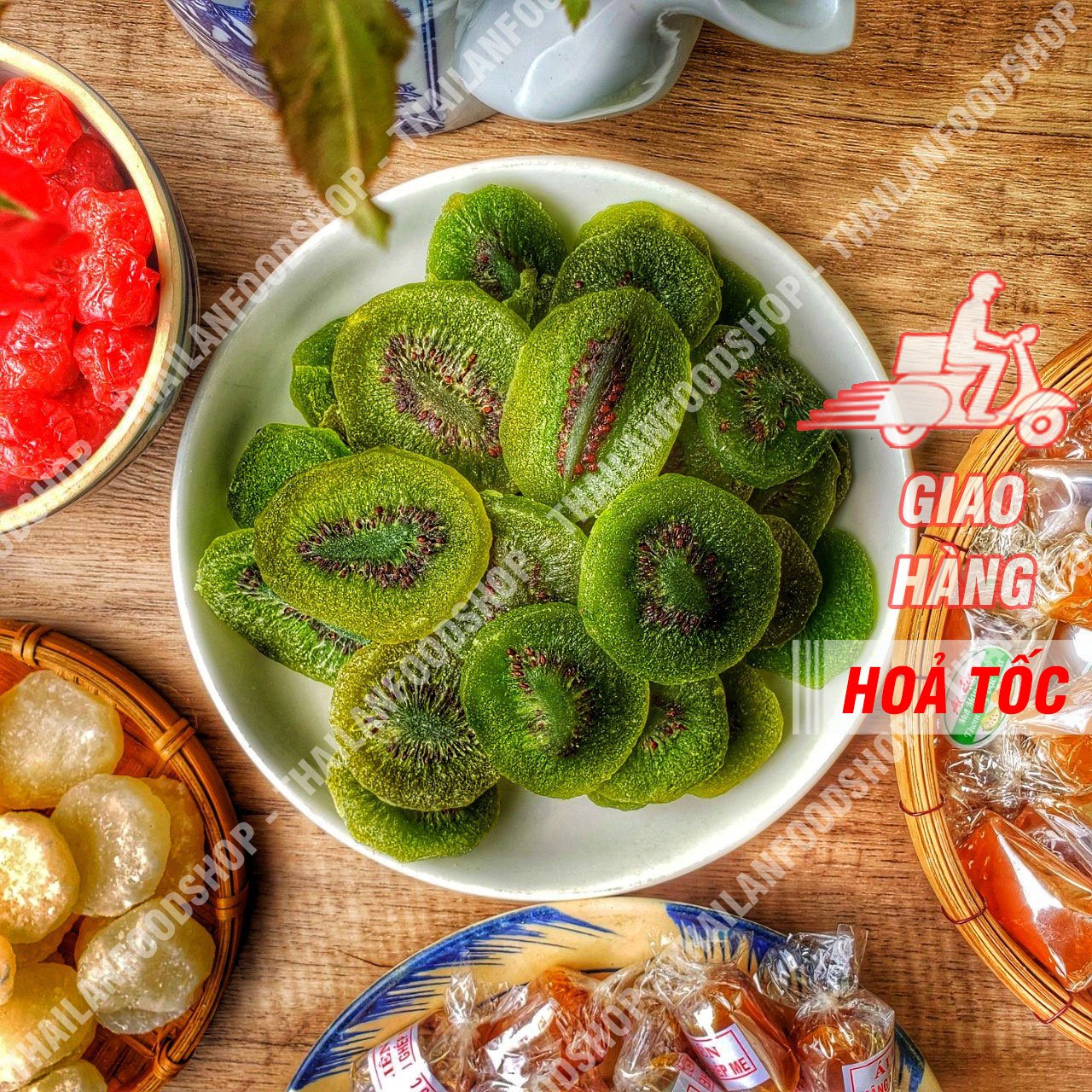 Kiwi Sấy Dẻo - Lon 500gr