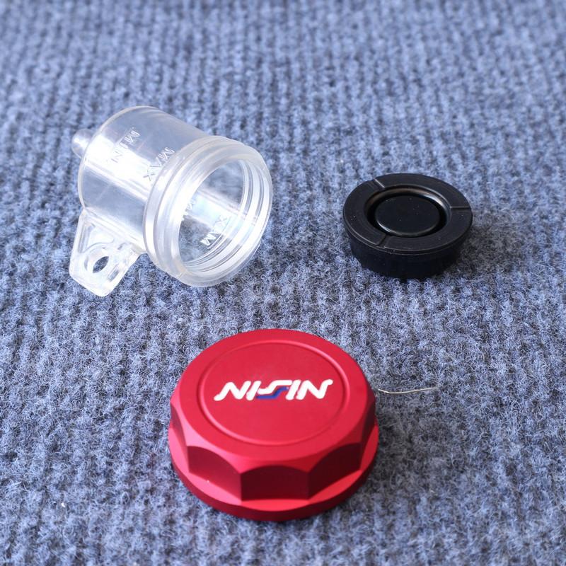 Bình dầu thắng đĩa nissin nắp nhôm trang trí xe máy