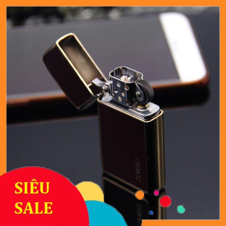 Bật lửa xăng đá zorro slim 8249 cao cấp cao cấp