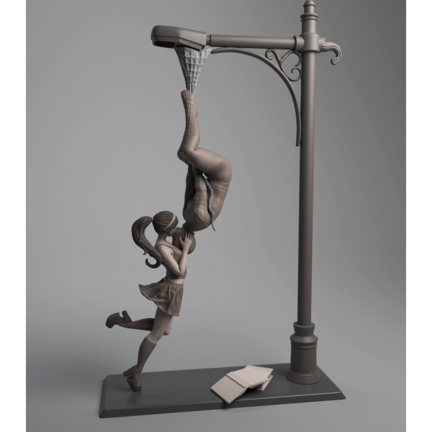 File in 3D Spiderman Love - 3d print stl files - Marvel