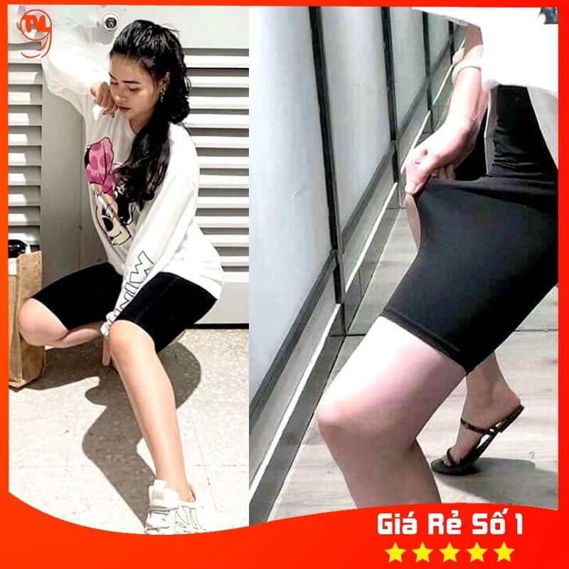 Quần legging đùi cao cấp