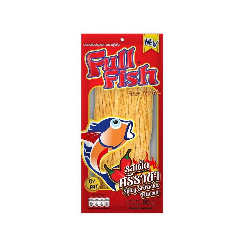 Cá khô sợi Full Fish 70g thái lan 4 vị( Mẫu mới)